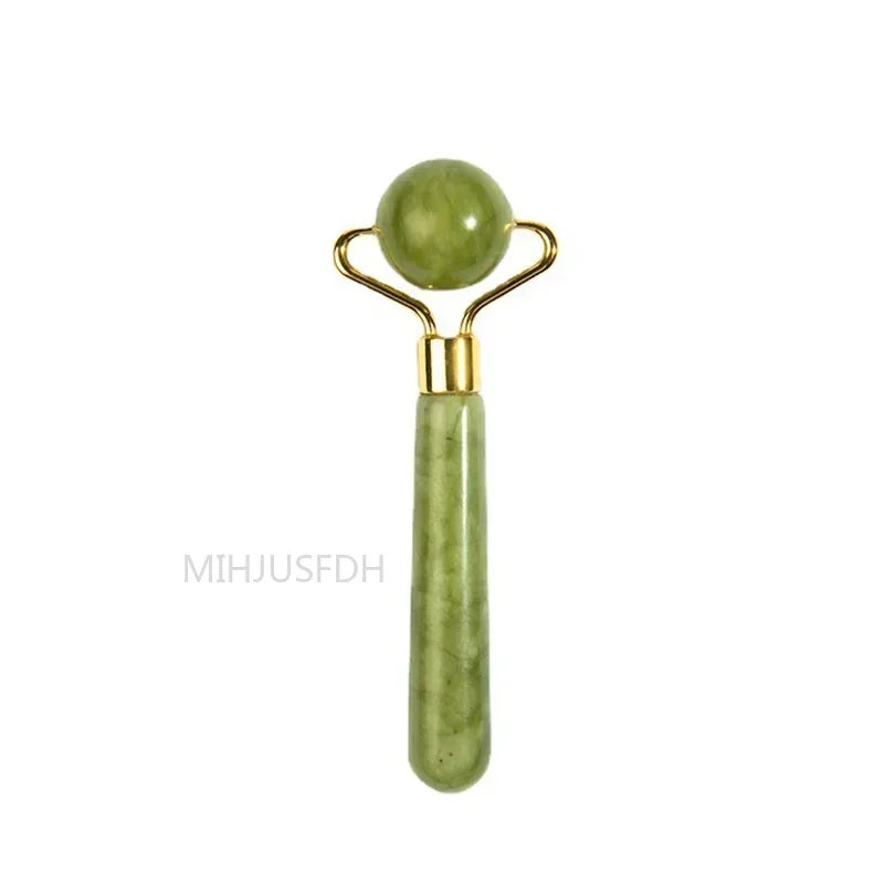 Jade Roller Massager Gua Sha Stone For Face And Body