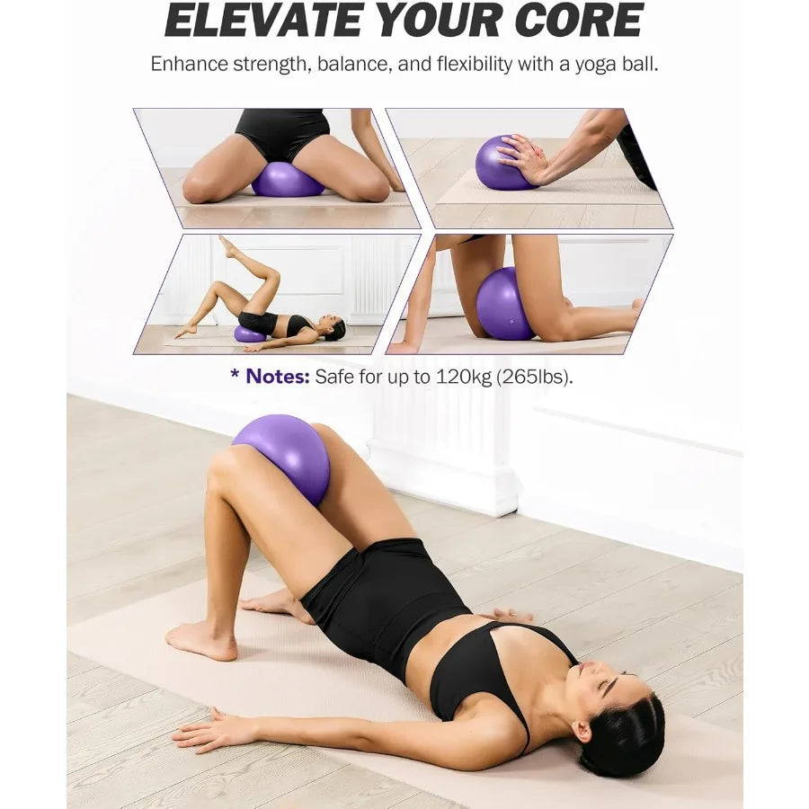 None Upgraded Pilates Bar Kit With Resistance Bands Natural Latex