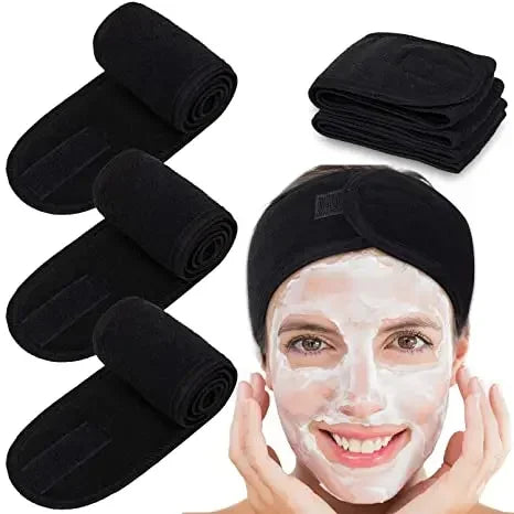 Adjustable Spa Headband For Women Wide Hairband Yoga
