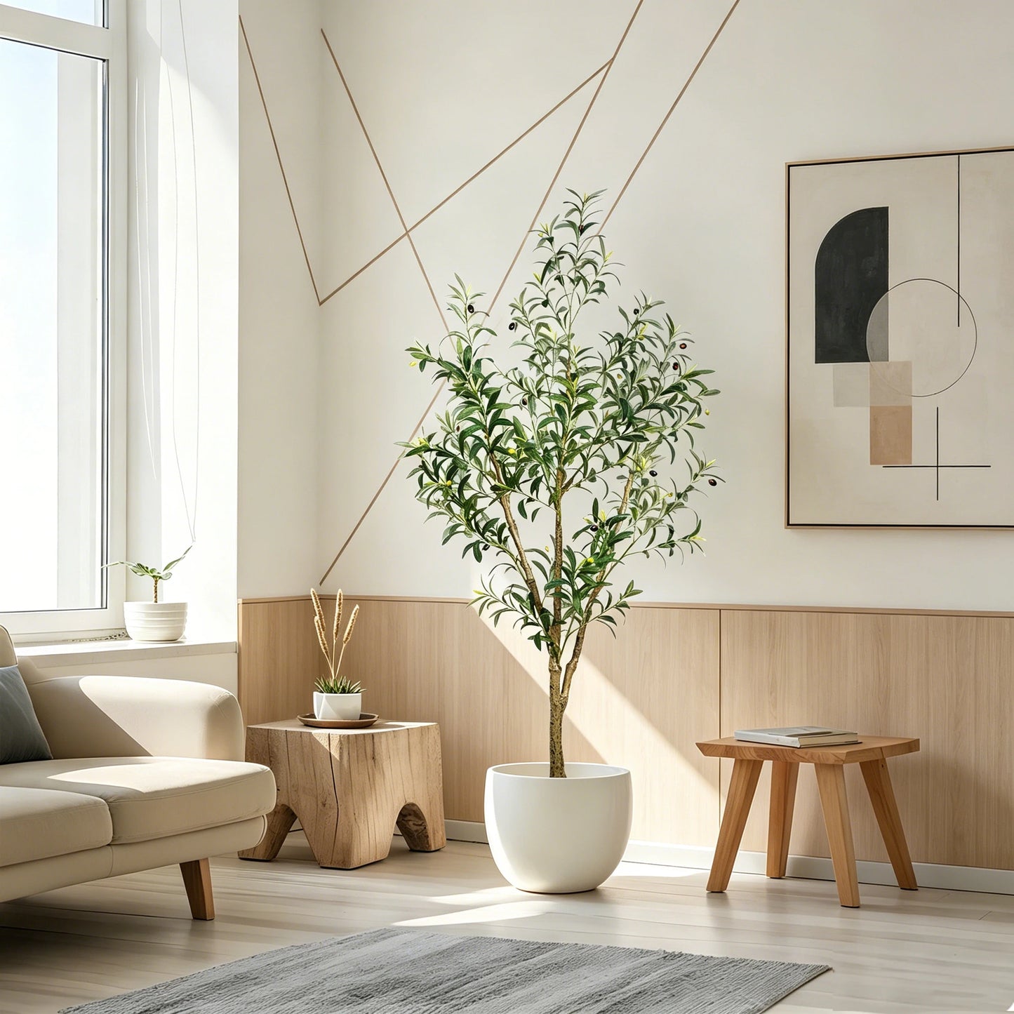 Artificial Olive Tree