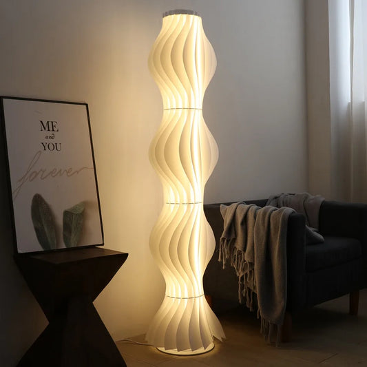 Sculptural Dimmable LED Floor Lamp