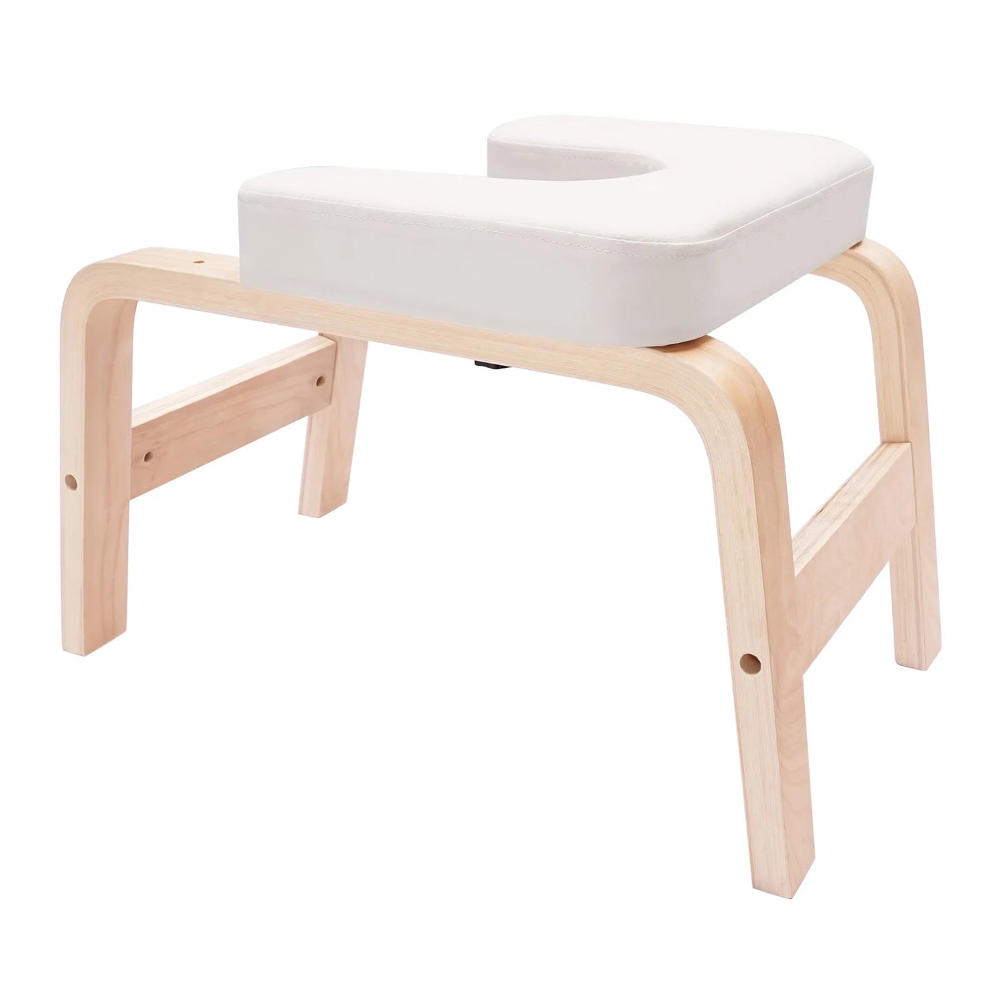 Solid Wood Yoga Headstand Bench For Inversion And Flexibility