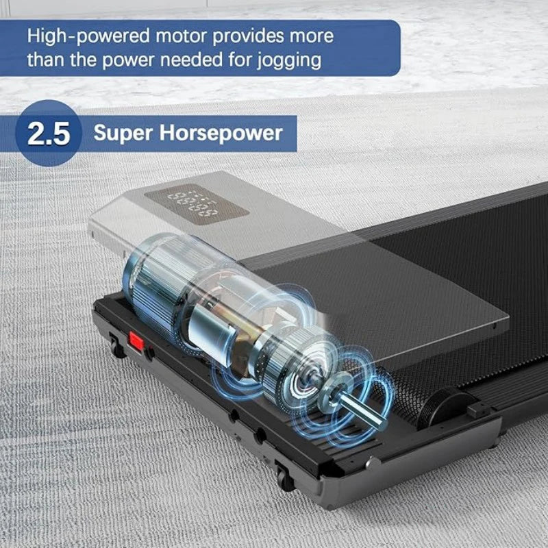 Superun 2.5HP Treadmill 2in1 Walking Running Exercise Machine
