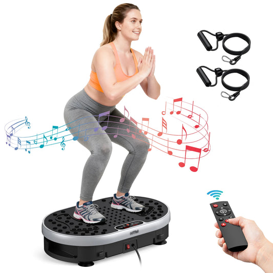 HTM Whole Body Vibration Plate Exercise Machine With Handles