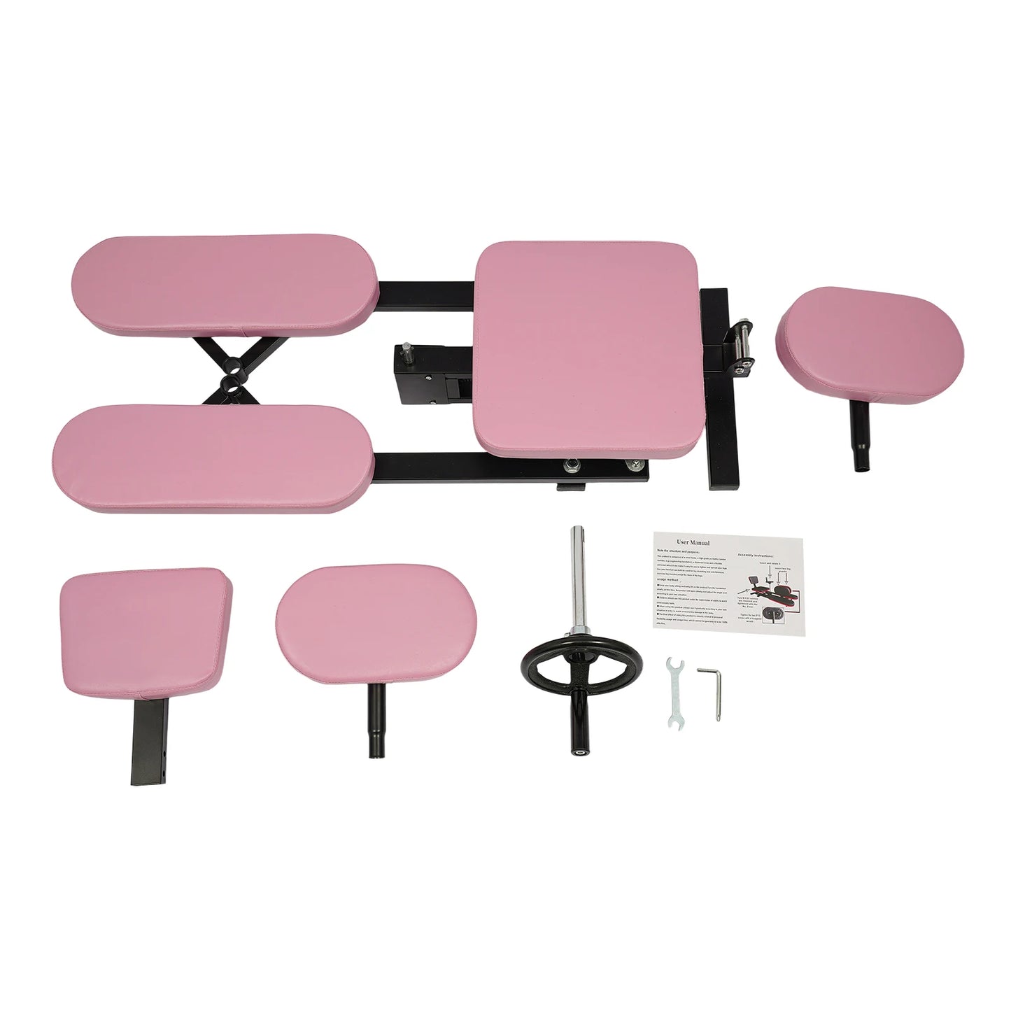 Heavy Duty Adjustable Leg Stretcher With Wheels For Dance Yoga