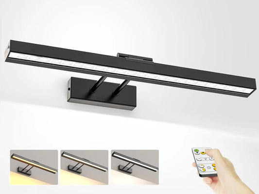 PRTILOUD Wireless Art Light Dimmable Battery Picture Light Remote