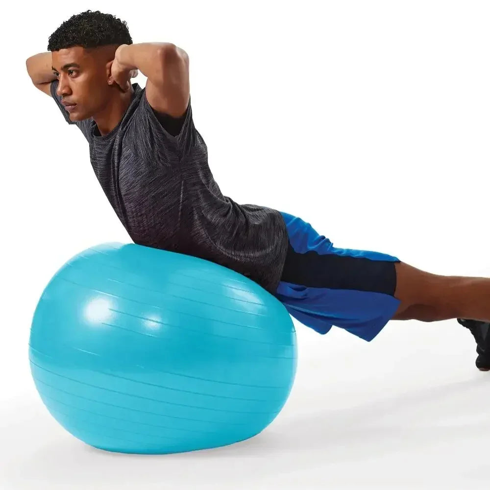 Reebok Weighted Fitness Ball With Pump For Core Strength And Balance