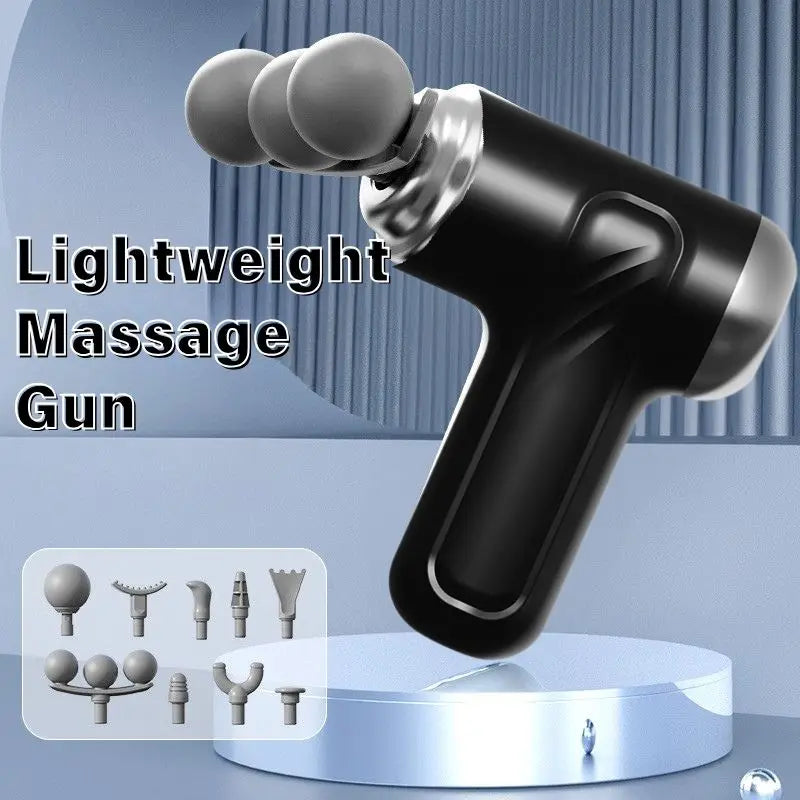 Triple Mini Fascia Gun 6 Modes For Full Body Relaxation