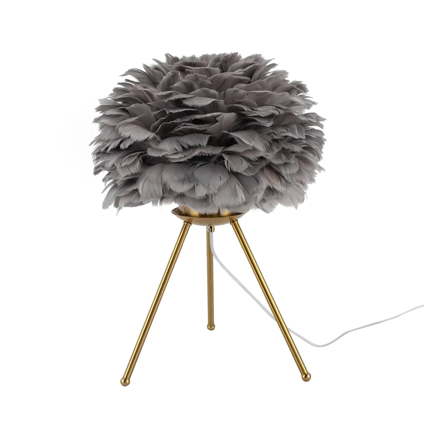 Feather Desk Lamp With Tripod Stand For Study And Living