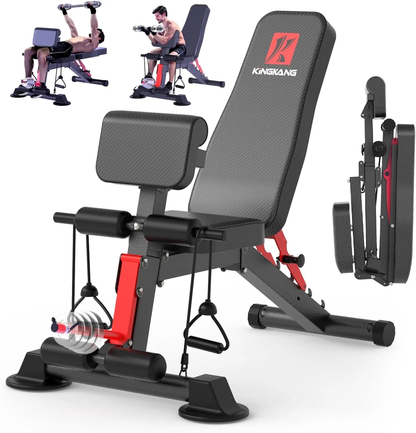 Multi Functional Foldable Dumbbell Bench With Six Adjustable Levels