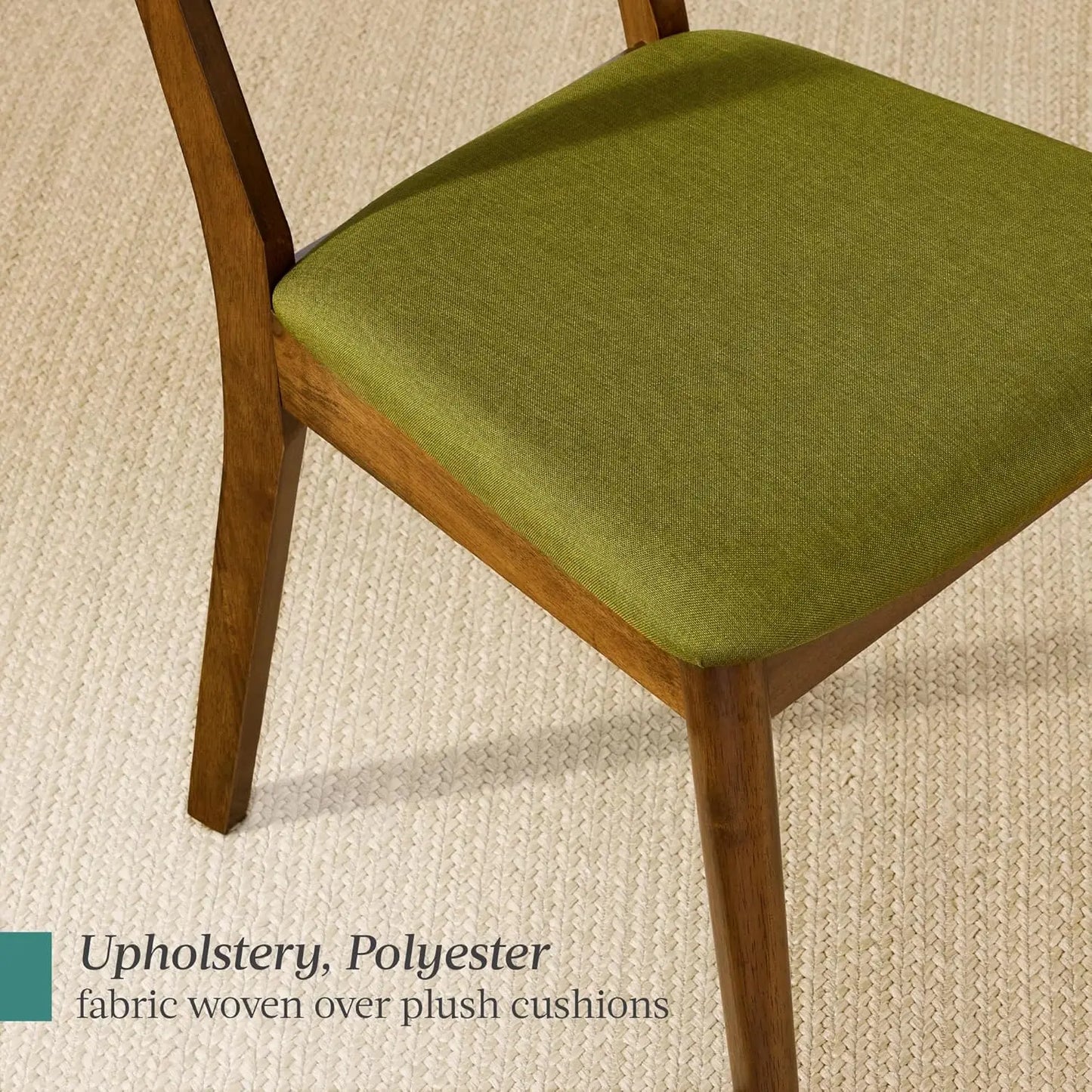 Mid Century Modern Upholstered Dining Chairs