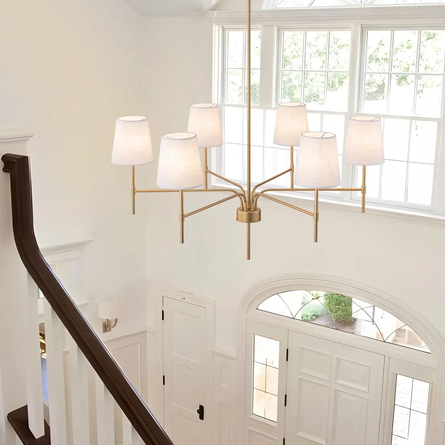 Antique Look Six Light Dining Room Chandelier