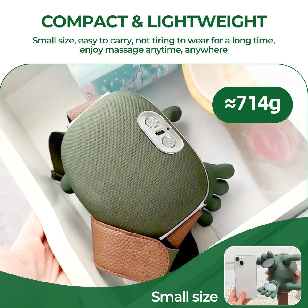 Foreverlily Bionic Finger Neck Shoulder Massager Wireless 4D Kneading