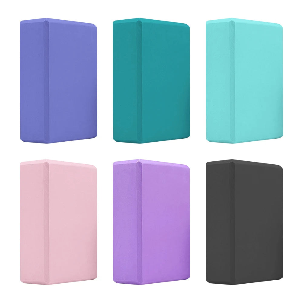 JOCESTYLE EVA Yoga Block Set High Density Pilates Blocks