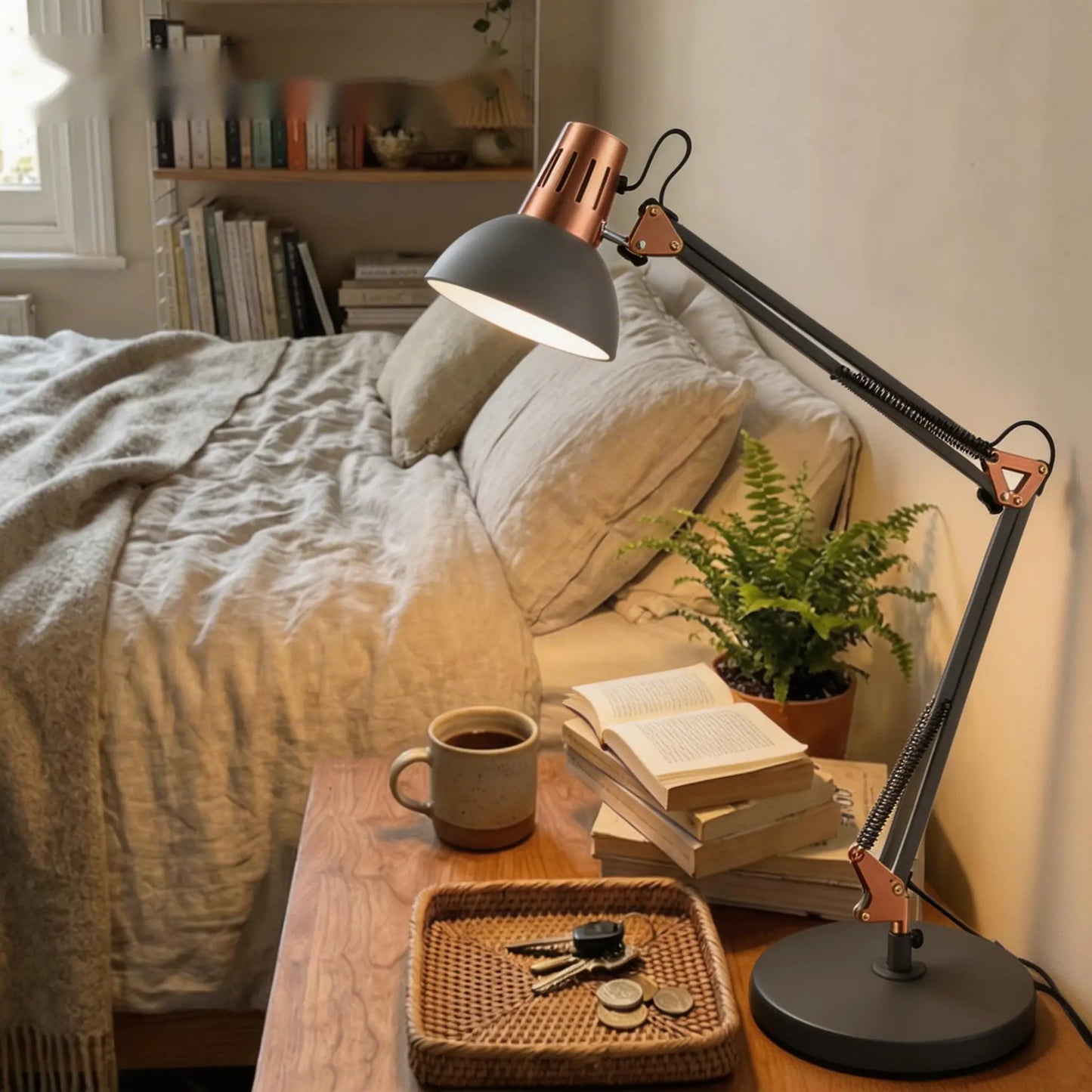 Adjustable Metal Swivel Arm Architect Desk Lamp For Home Office