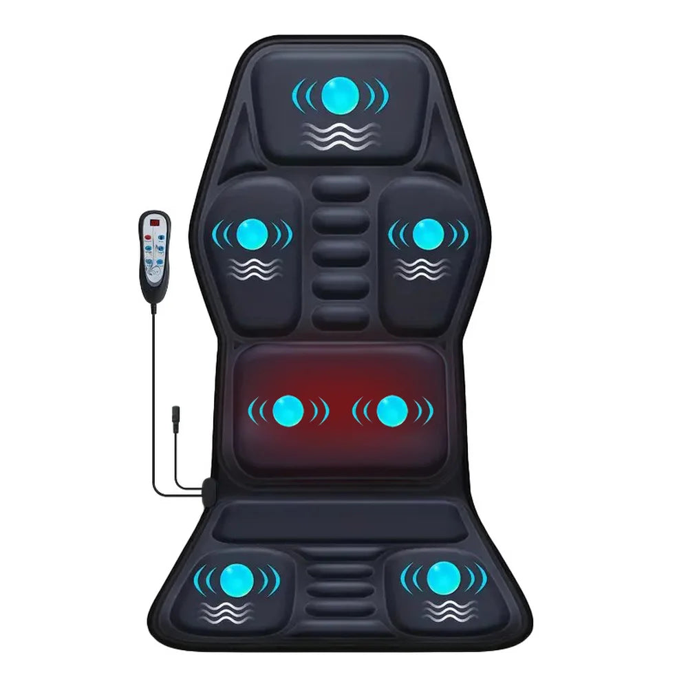 Himouta Electric Heated Back Massage Chair Cushion
