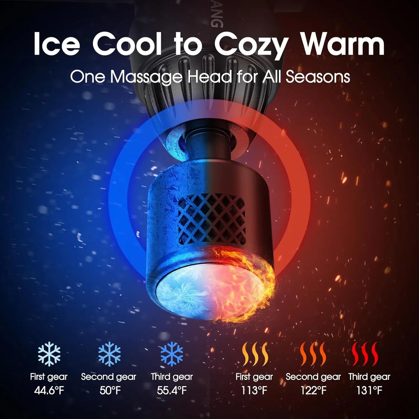 LingTeng Massage Gun With Hot And Cold For Deep Tissue
