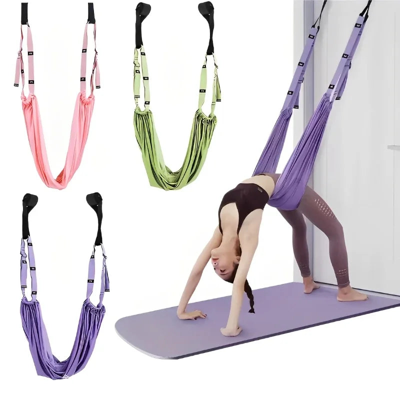 Adjustable Aerial Yoga Strap And Leg Stretching Belt