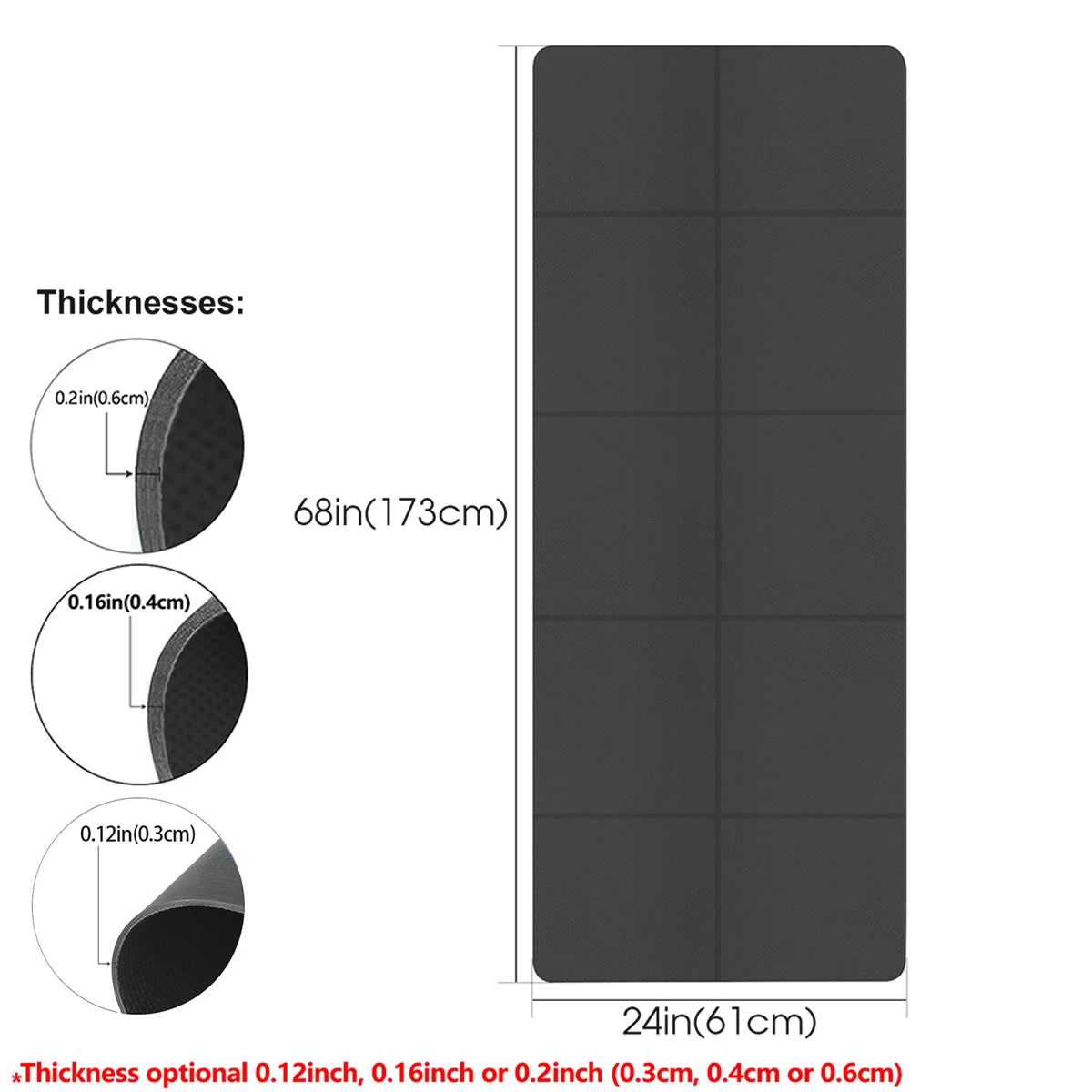 Foldable Yoga Mat Eco Friendly EVA For Travel Yoga Pilates