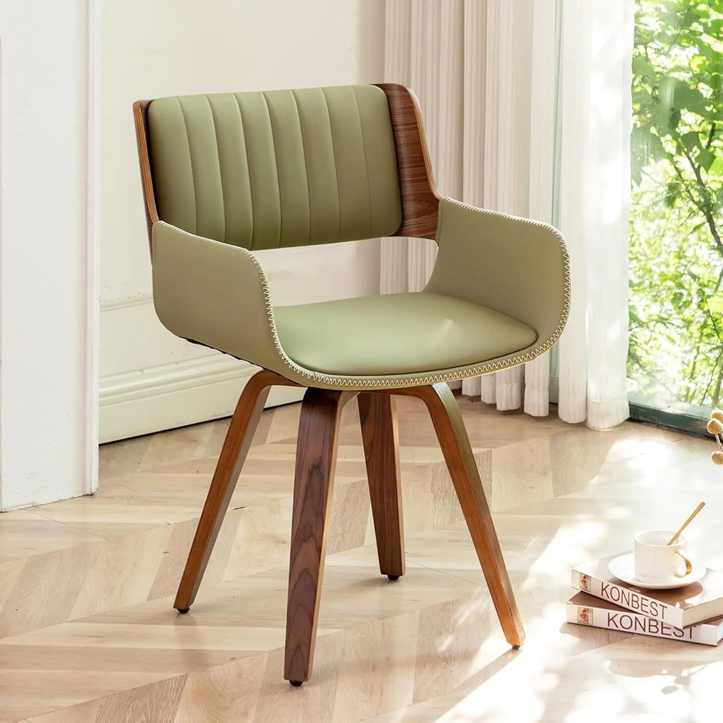 Mid Century Modern Swivel Dining Chairs