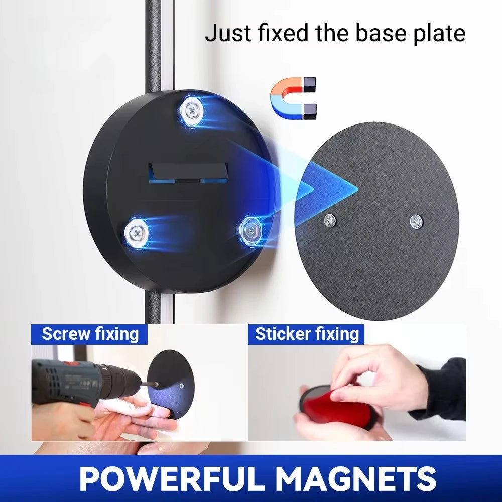Magnetic Rechargeable LED Wall Lamp Iron Indoor Home Lighting