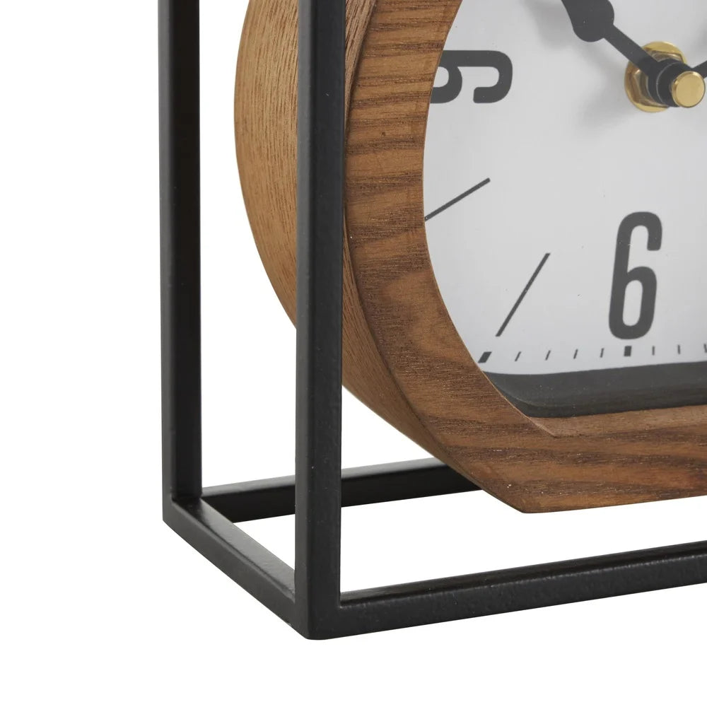 Elegant Metal Suspended Clock With Quiet Quartz Movement For Home