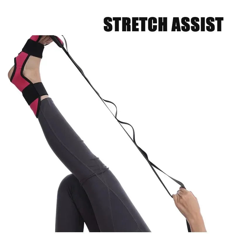 Home Fitness Open Back Yoga Stretching Band For Muscle Relaxation