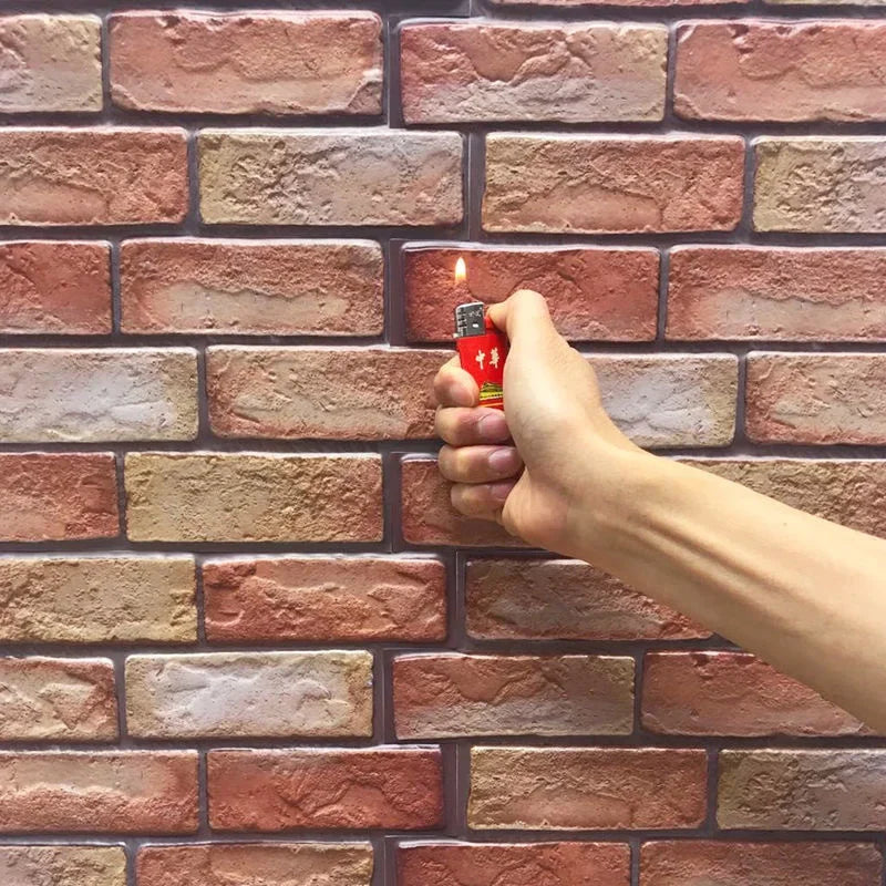 3D Imitation Brick Wall Stickers Self-Adhesive Waterproof Wallpaper