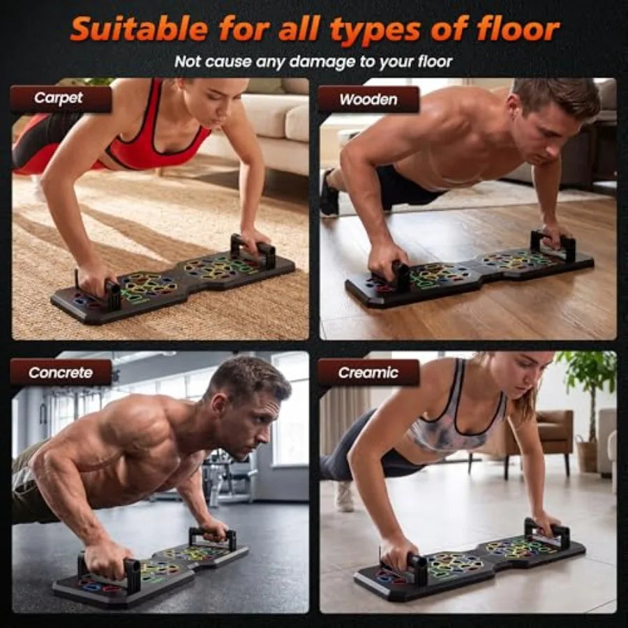 Foldable Push Up Stands Board Fitness Equipment For Home Gym