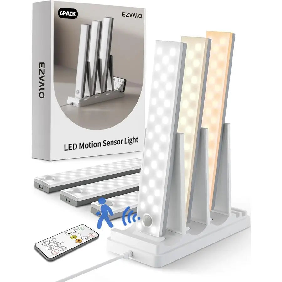 Under Cabinet Lighting With Charging Station And Wireless Motion Sensor
