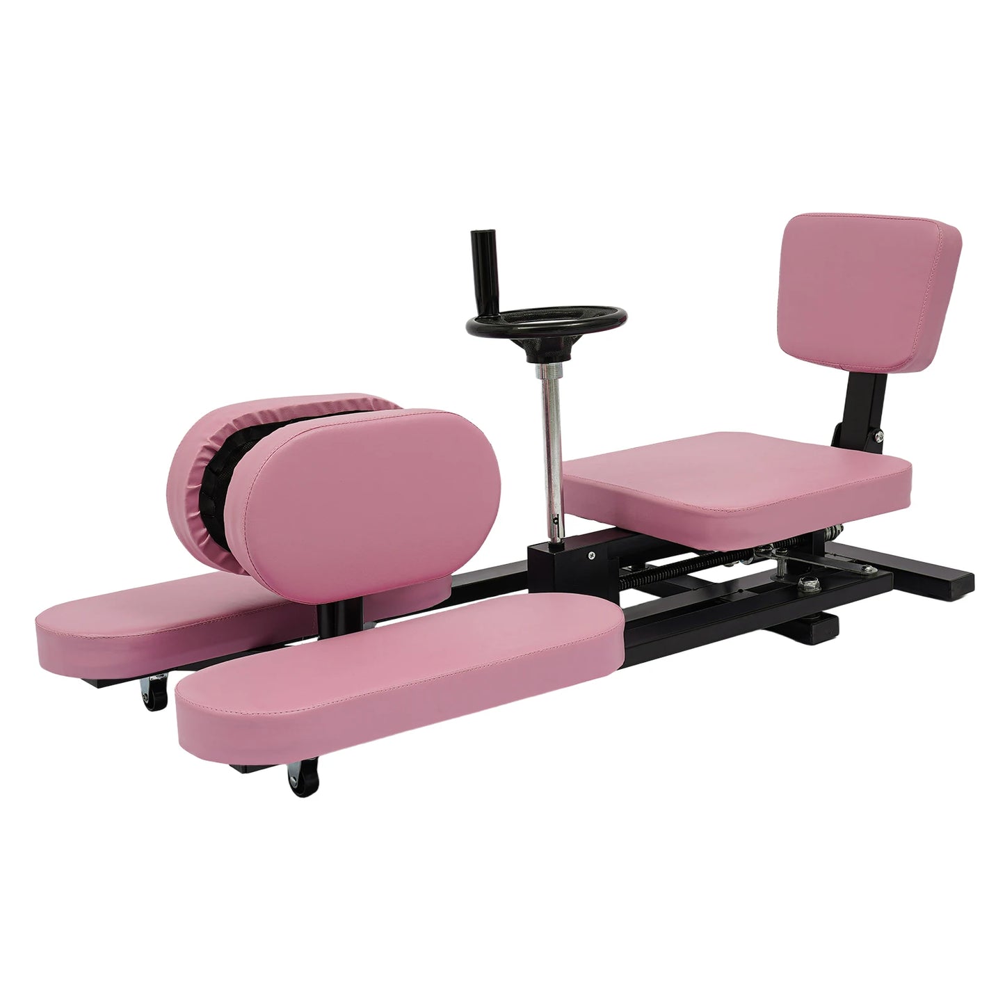 Heavy Duty Adjustable Leg Stretcher With Wheels For Dance Yoga