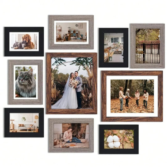 Gallery Wall Frame Set 10 Pack Assorted Picture Frames