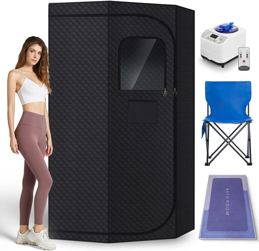 Portable Home Sauna With Steamer And Remote Control For Detox