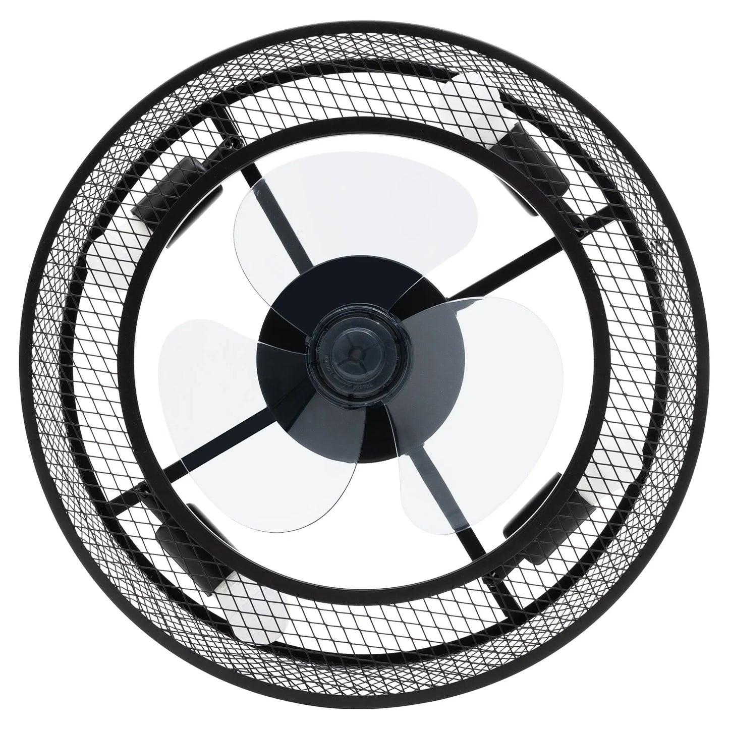 OUKANING Ceiling Fan Light With Remote For Hallways 3 Speeds