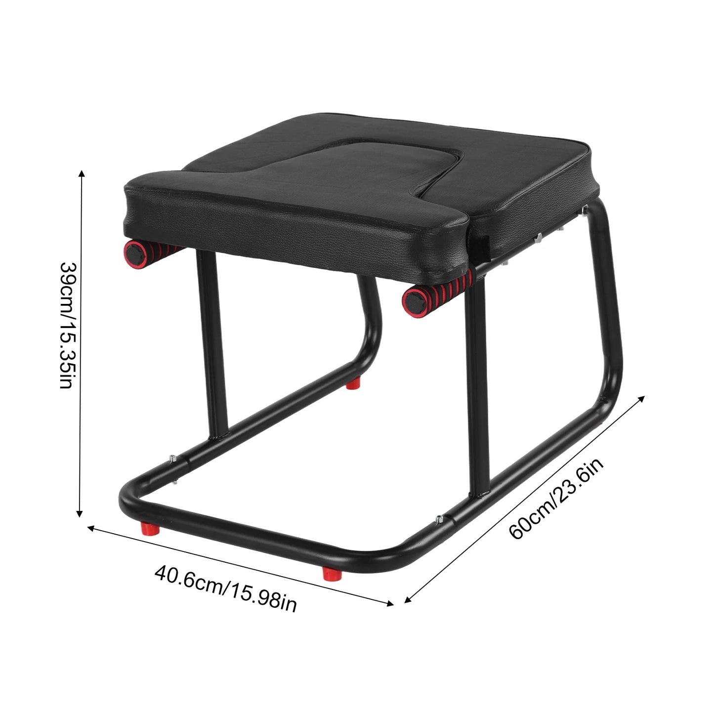 APWIKOGER Yoga Inversion Bench 550 Lb Capacity Metal Frame PU Pads Anti Slip Mat