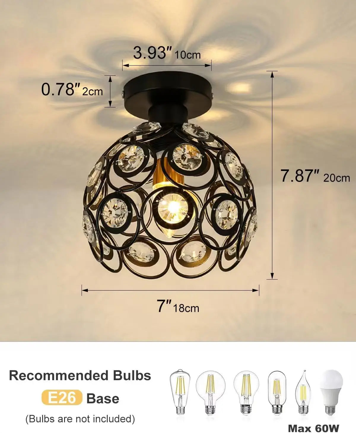 DF LIGHT HOUSE Modern Glass Iron Ceiling Pendant Light