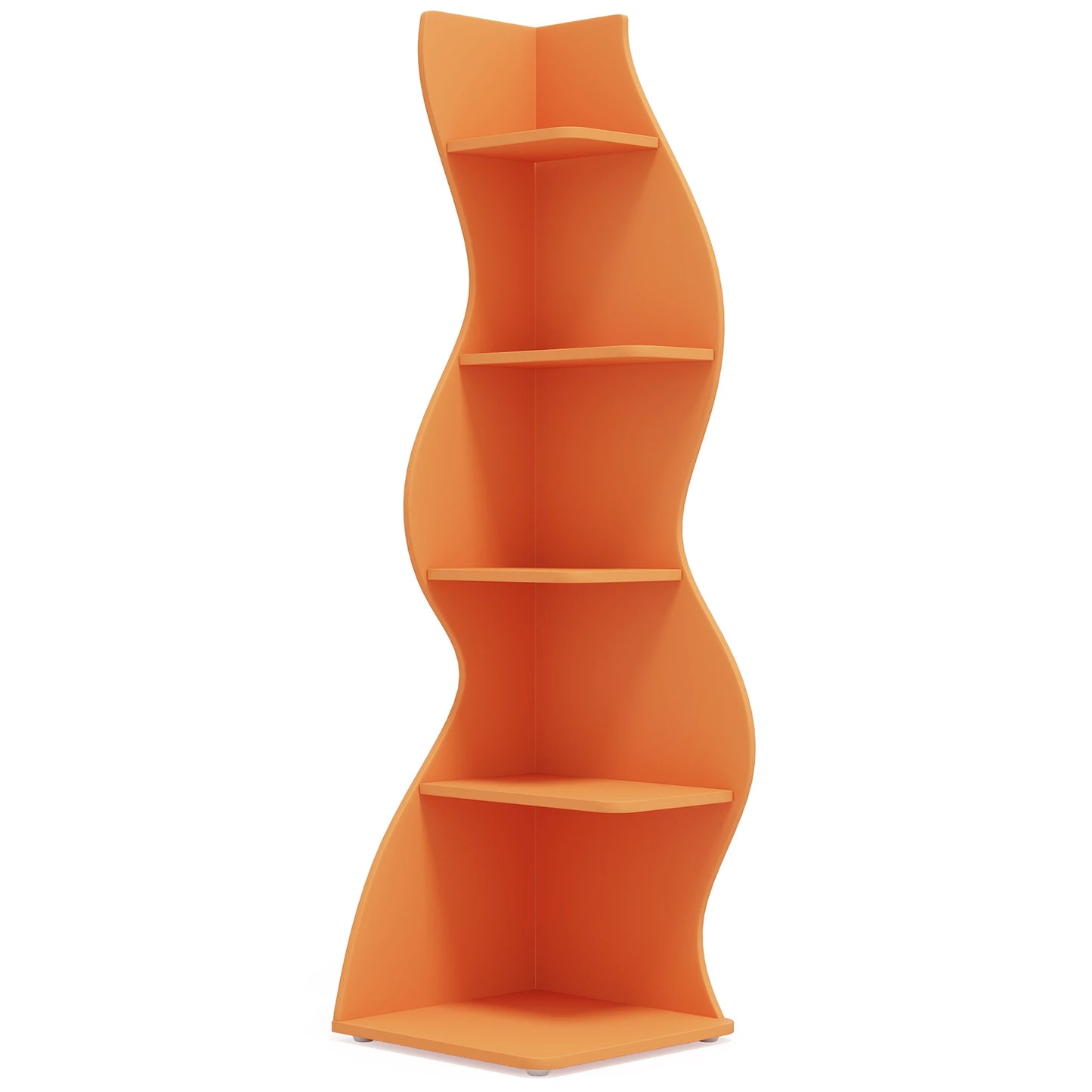 Tribesigns Five Tier Corner Shelf Wall Bookshelf Plant Stand