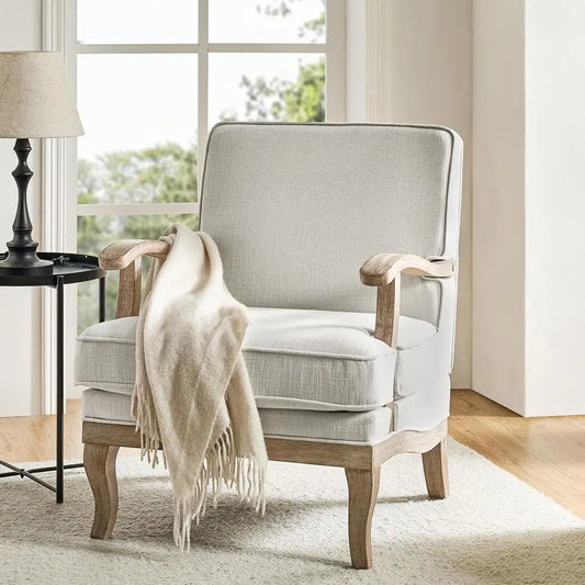 Mid-Century Upholstered Swivel Accent Chair