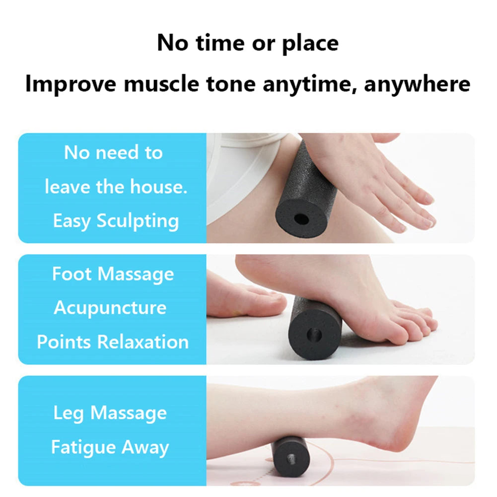 Alloet Mini Foam Roller Yoga Column Portable Massager EPP Hollow Massage Roller