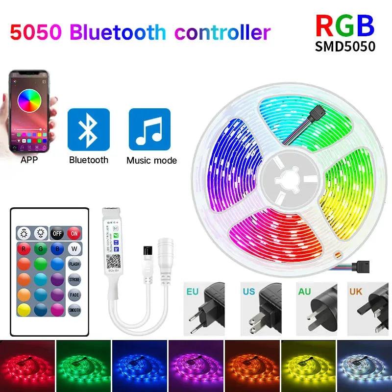 GOOLOOK RGB LED Strip Light Bluetooth Controller For Home