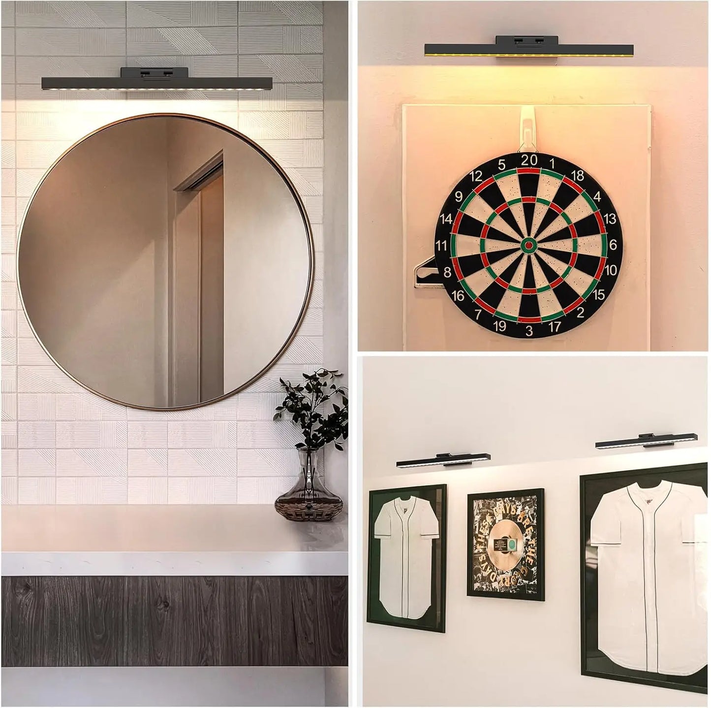PRTILOUD Wireless Art Light Dimmable With Remote Control