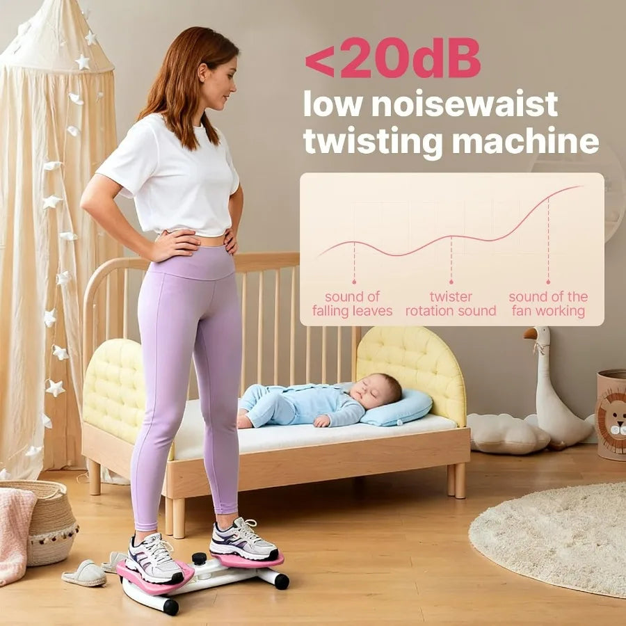 Waist Twister Machine 300 Lbs Capacity For Core Ab Workout