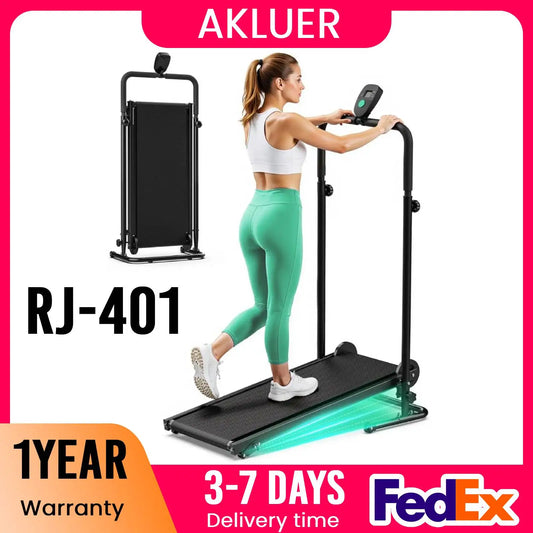 AKLUER Motorless Treadmill with Fixed Incline