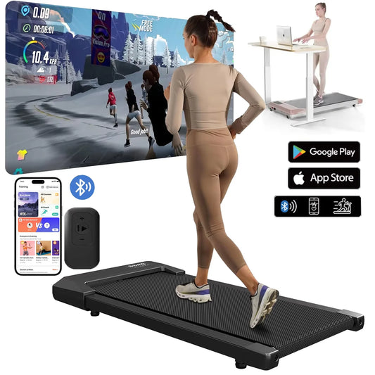 Superun 2.5HP Treadmill 2in1 Walking Running Exercise Machine