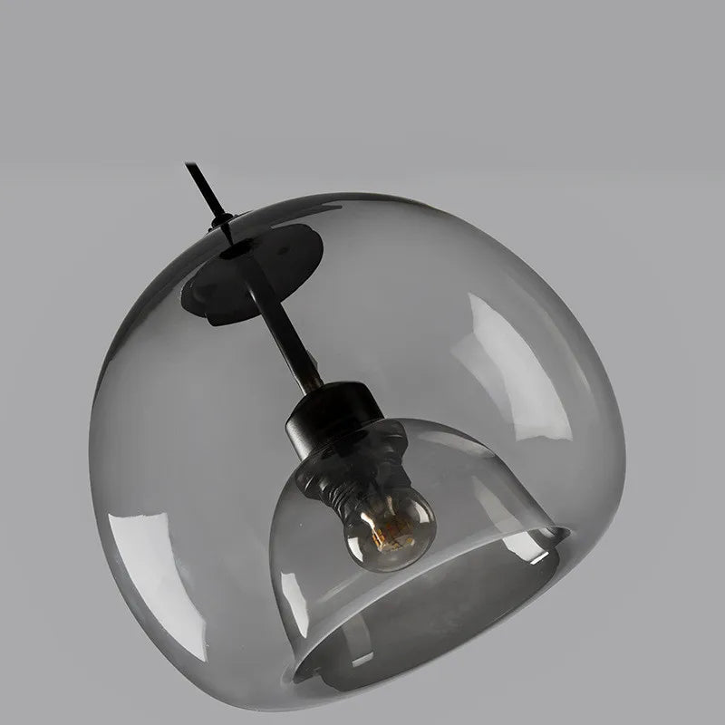 Taonusanshu Nordic Iron Glass Pendant Lamp Kitchen Island