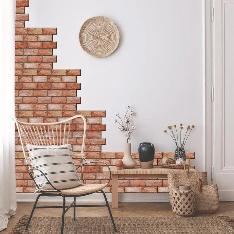 3D Imitation Brick Wall Stickers Self-Adhesive Waterproof Wallpaper