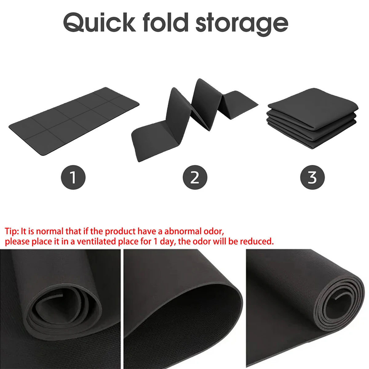 Foldable Yoga Mat Eco Friendly EVA For Travel Yoga Pilates