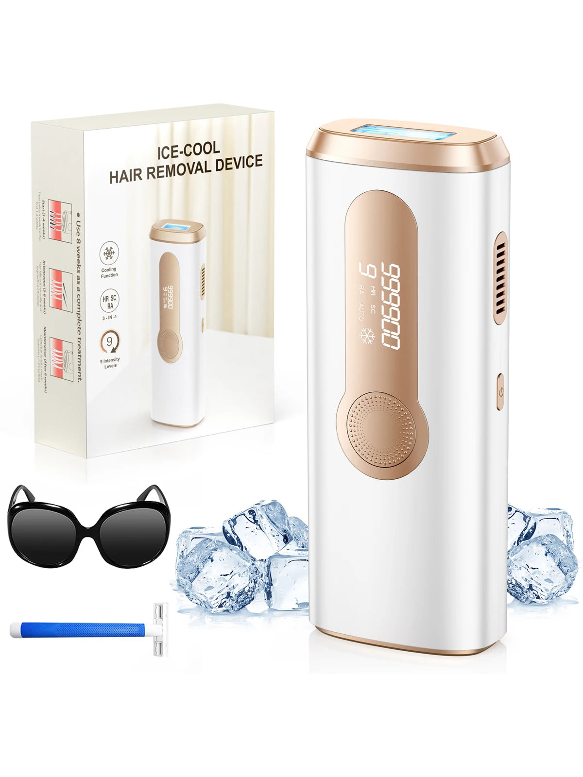 Totmizby IPL Hair Removal Laser Device For Body Facial Bikini