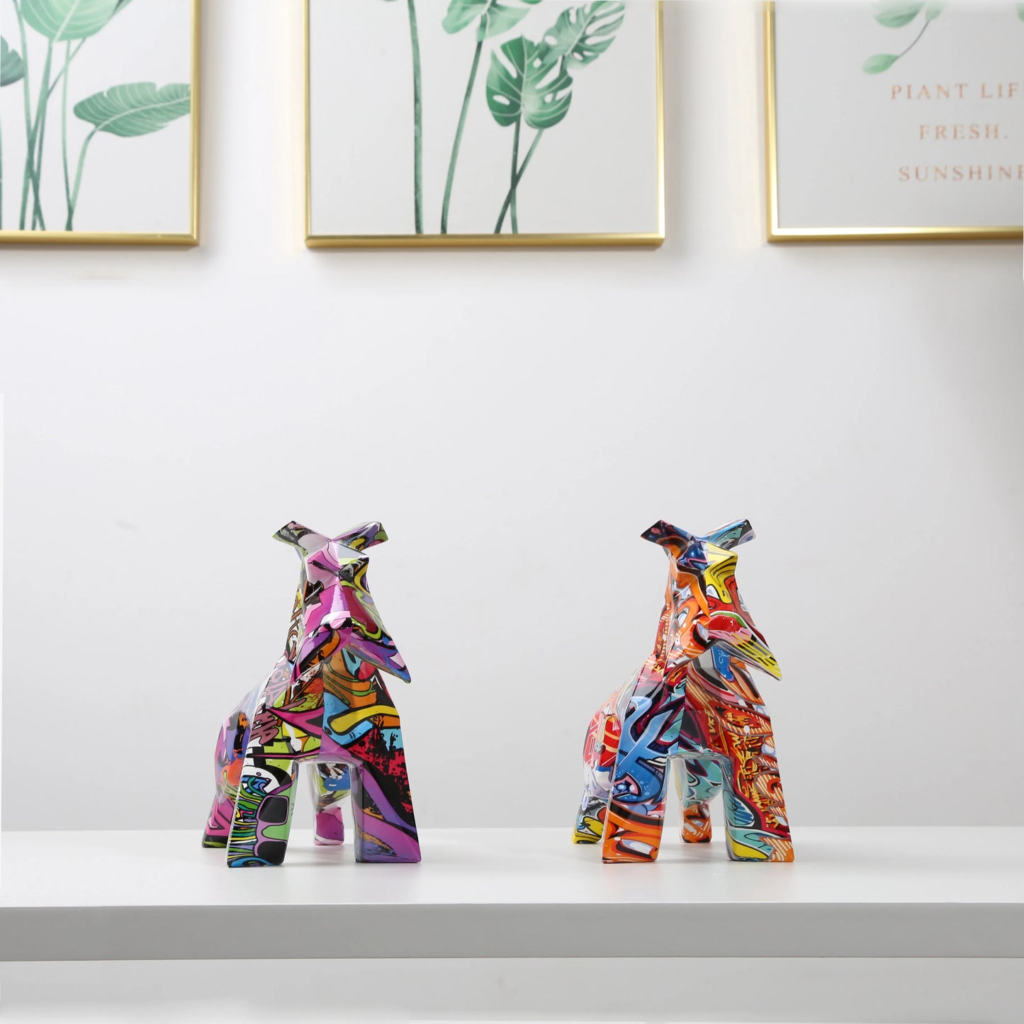 FLYuechun Ranan Schnauzer Resin Ornament Nordic Art Decor Gift