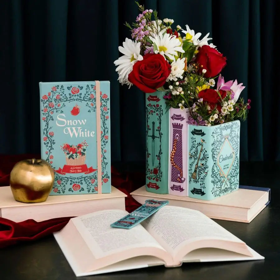 Ceramic Triple Book Stack Vase Decor For Book Lovers